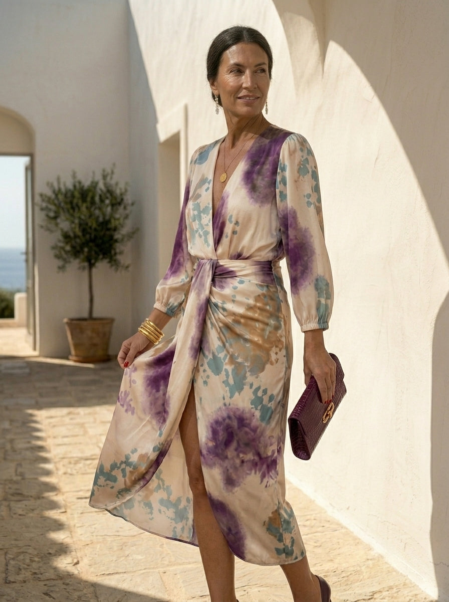 Vestido Magda – Frescura Mediterránea + Pendientes de REGALO