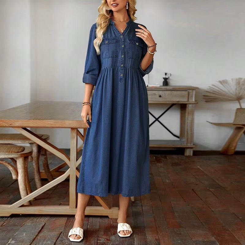 Vestido Texano Elena | Silueta Perfecta